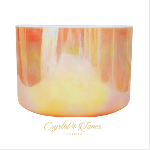 8" G-25 Crone Goddess, Frosted Inside Crystal Tones Alchemy™ Crystal Singing Bowl